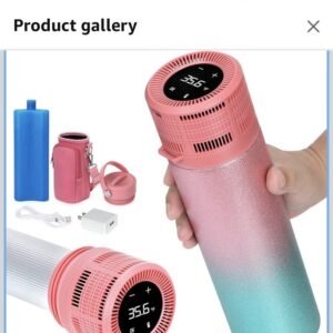 Electric Insulin Cooler Travel Case, USB Charger & Biogel Ice Box - Unlimited...