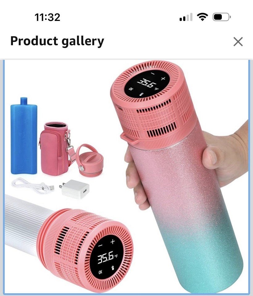 Electric Insulin Cooler Travel Case, USB Charger & Biogel Ice Box - Unlimited...